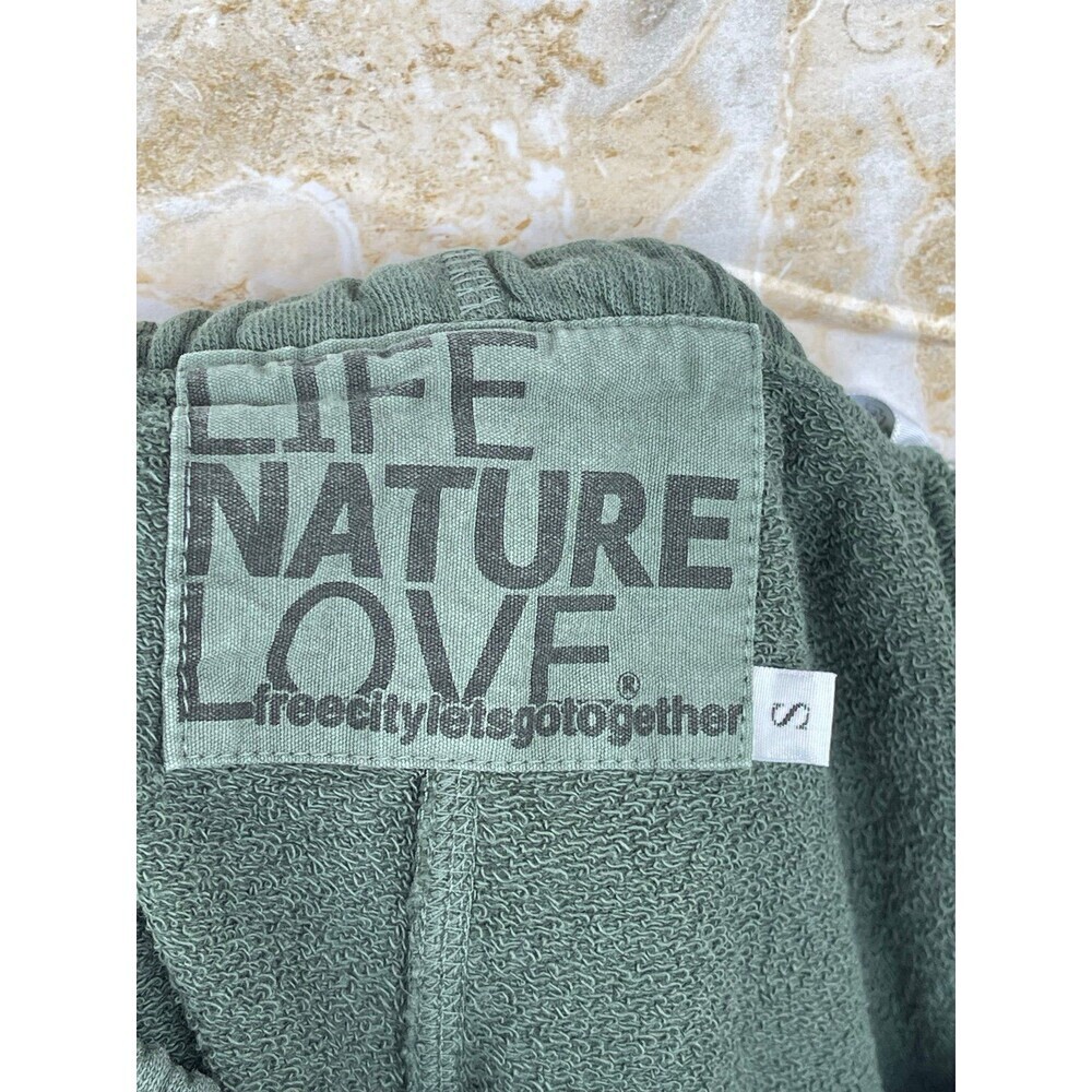 “Free City  ‘FLOW’ French Terry Logo Sweatpants – Small, Olive Green - Picture 7 of 10